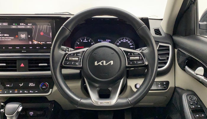 2022 KIA SELTOS HTX IVT 1.5 PETROL, Petrol, Automatic, 39,295 km, Steering Wheel Close Up