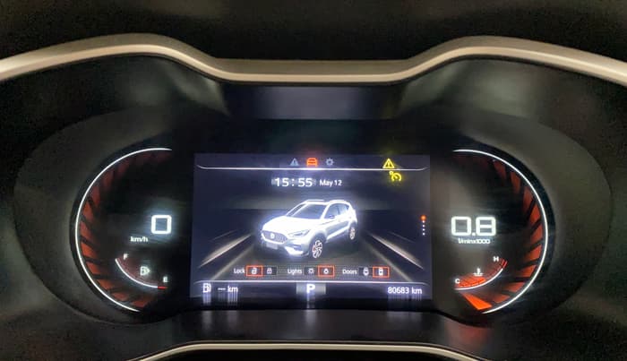 2022 MG ASTOR SHARP 1.5 CVT, Petrol, Automatic, 80,682 km, Odometer Image