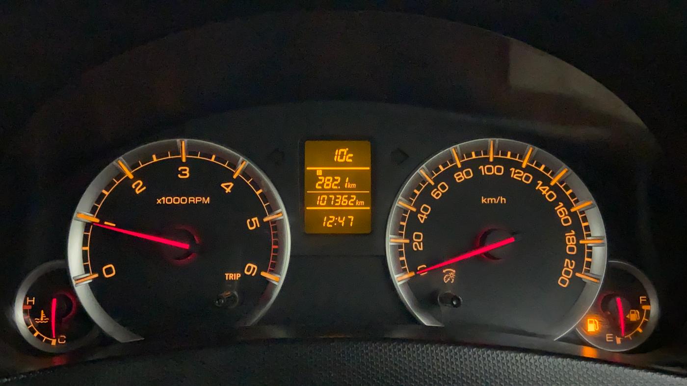 2015 Maruti Swift Dzire ZDI, Diesel, Manual, 1,07,296 km, Odometer Image
