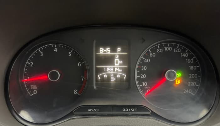 2017 Volkswagen Vento HIGHLINE PETROL AT, Petrol, Automatic, 1,19,776 km, Odometer Image