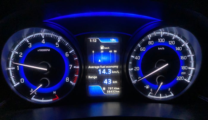 2020 Toyota Glanza G, Petrol, Manual, 38,431 km, Odometer Image