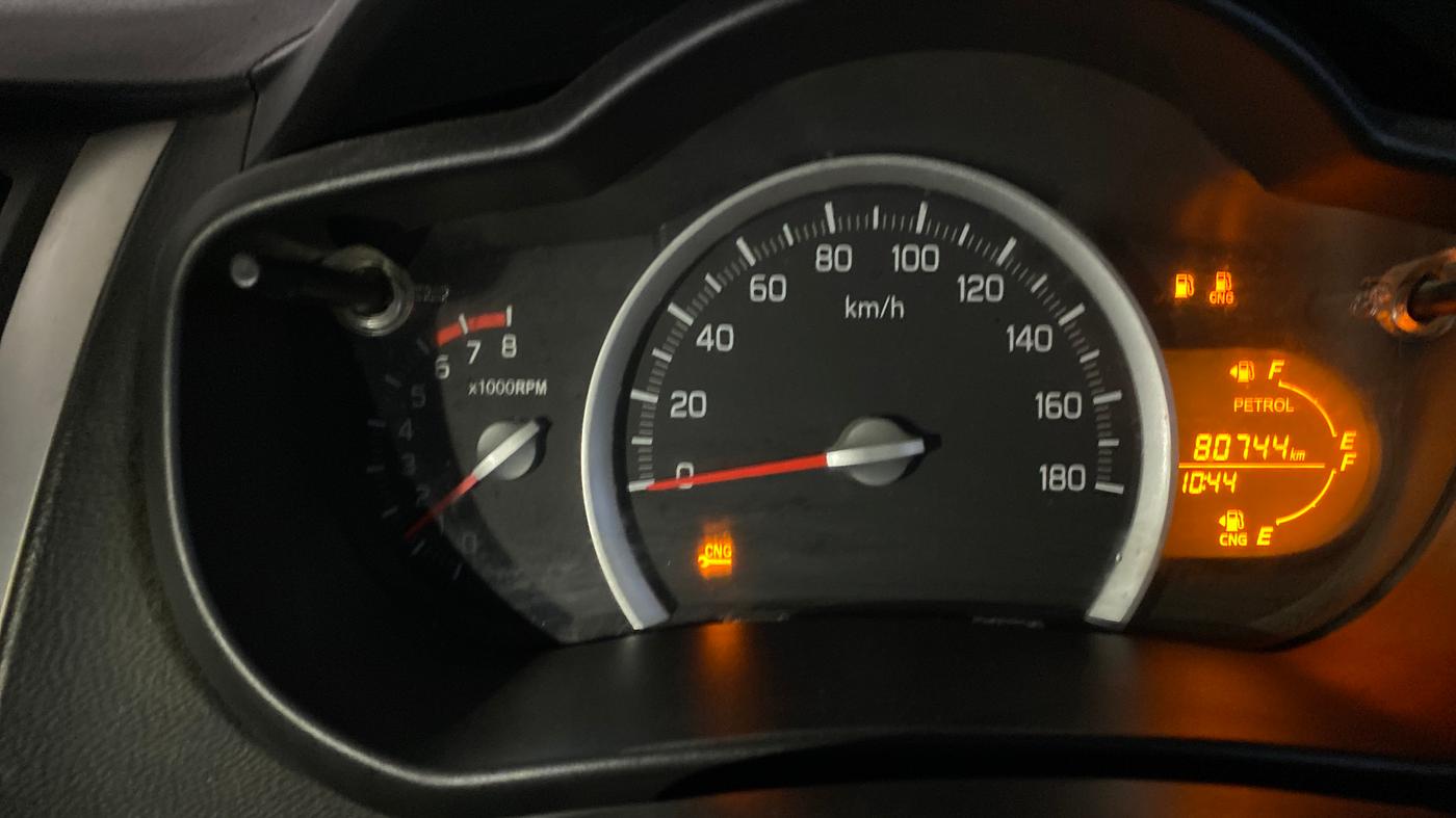 2020 Maruti Celerio VXI CNG, CNG, Manual, 80,882 km, Odometer Image