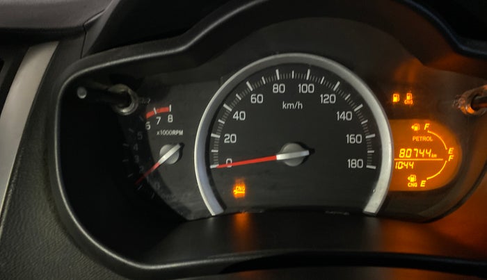 2020 Maruti Celerio VXI CNG, CNG, Manual, 80,730 km, Odometer Image