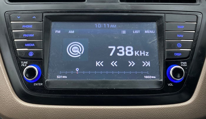 2017 Hyundai Elite i20 ASTA 1.2 (O), Petrol, Manual, 23,426 km, Infotainment System