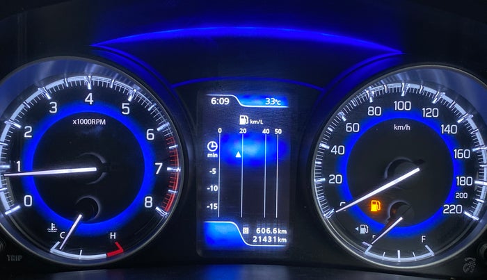 2020 Maruti Baleno ZETA PETROL 1.2, Petrol, Manual, 21,605 km, Odometer Image