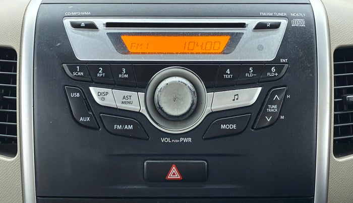 2014 Maruti Wagon R 1.0 VXI, Petrol, Manual, 81,983 km, Infotainment System