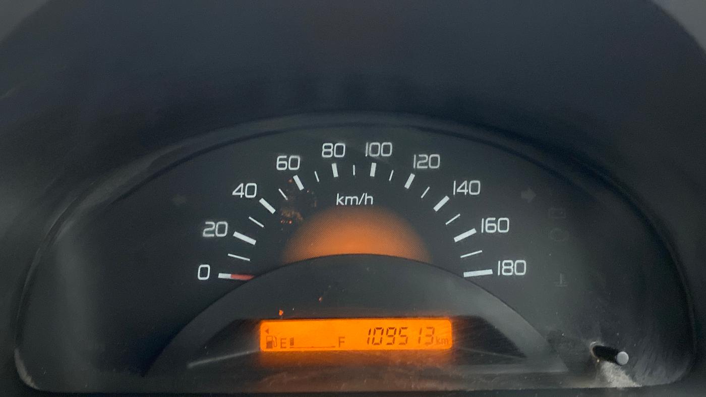2010 Maruti Wagon R 1.0 LXI, Petrol, Manual, 1,09,513 km, Odometer Image