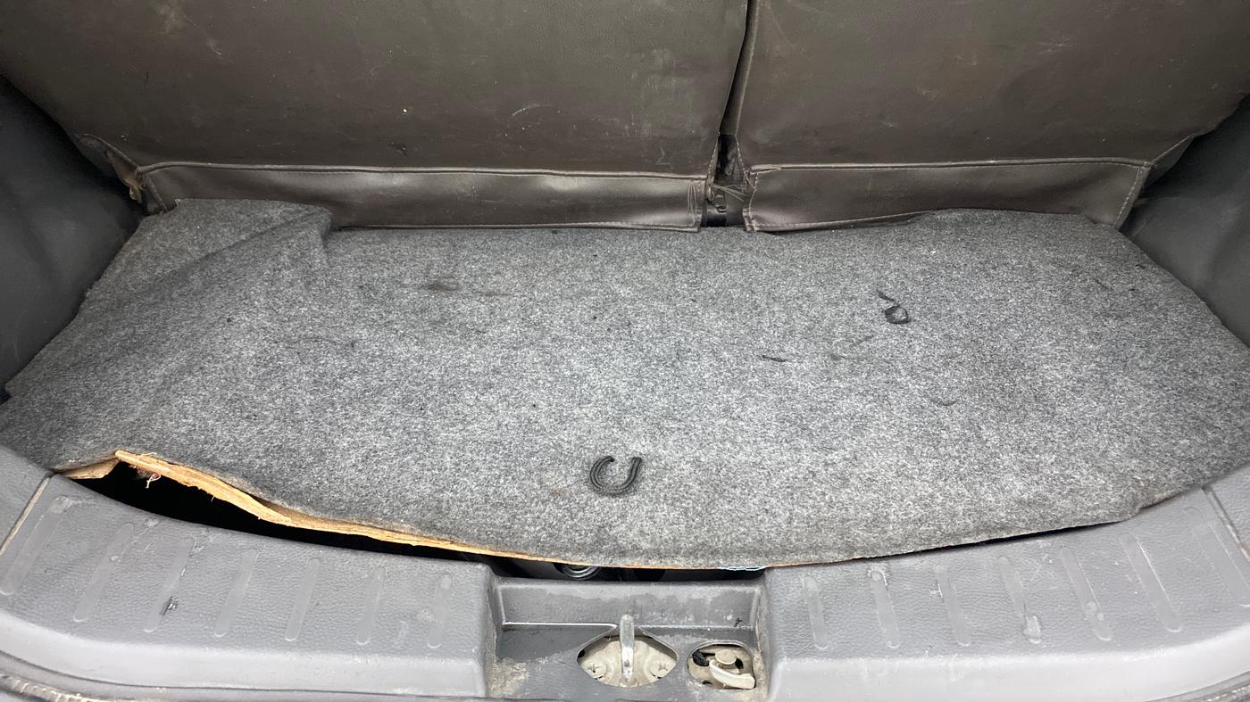2010 Maruti Wagon R 1.0 LXI, Petrol, Manual, 1,09,513 km, Boot Inside
