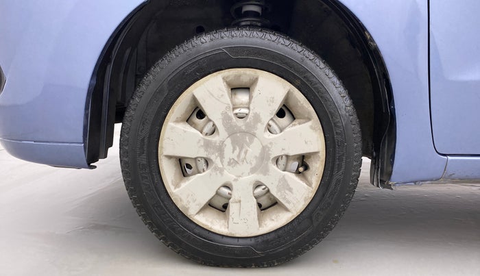 2010 Maruti Wagon R 1.0 LXI, Petrol, Manual, 1,09,513 km, Left Front Wheel