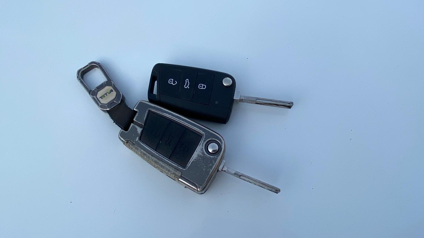 2022 Skoda KUSHAQ AMBITION 1.0L TSI AT, Petrol, Automatic, 72,030 km, Key Close Up