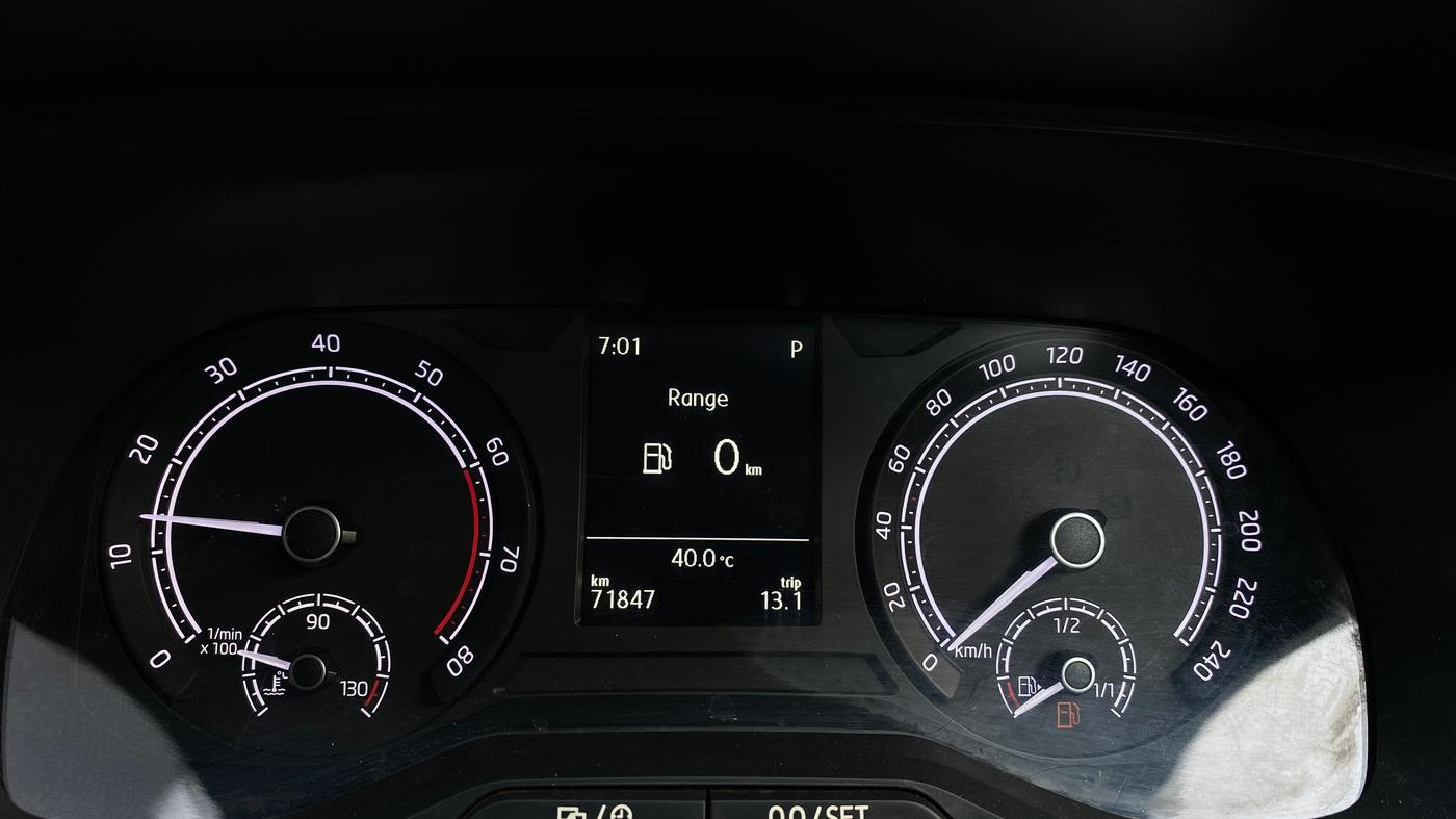 2022 Skoda KUSHAQ AMBITION 1.0L TSI AT, Petrol, Automatic, 72,030 km, Odometer Image