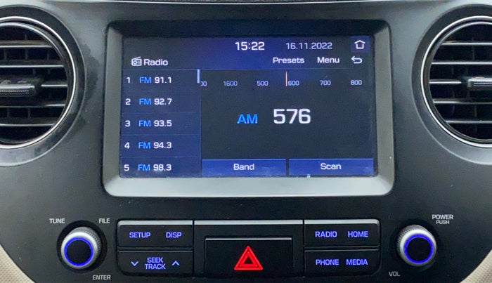 2018 Hyundai Grand i10 ASTA 1.2 CRDI, Diesel, Manual, 40,757 km, Infotainment System