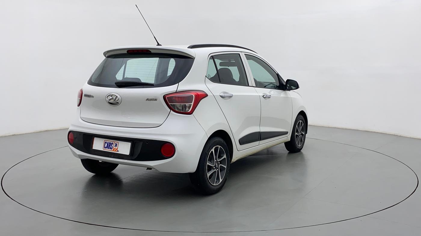 2018 Hyundai Grand i10 ASTA 1.2 CRDI, Diesel, Manual, 40,757 km, Right Back Diagonal