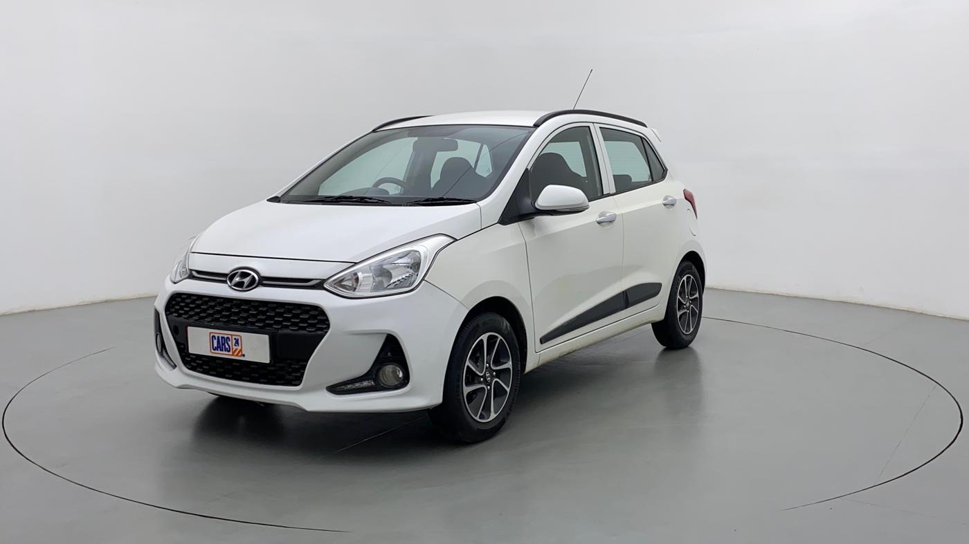 2018 Hyundai Grand i10 ASTA 1.2 CRDI, Diesel, Manual, 40,757 km, Left Front Diagonal