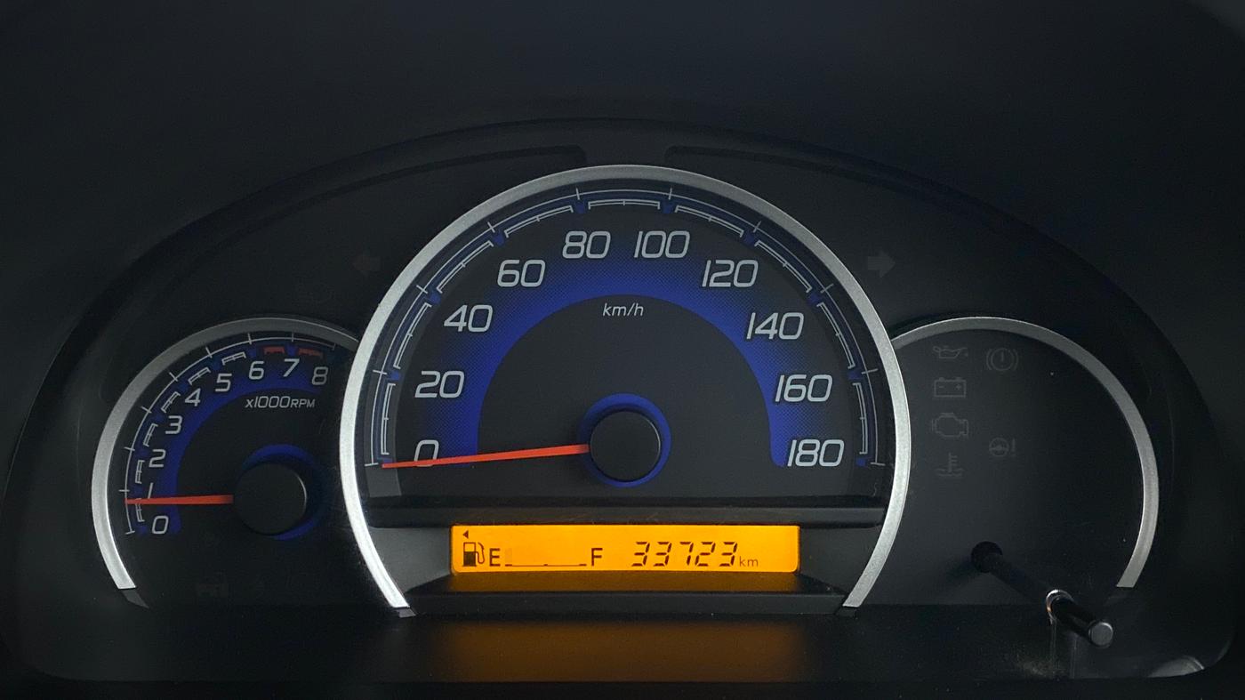 2018 Maruti Wagon R 1.0 VXI, Petrol, Manual, 33,722 km, Odometer Image