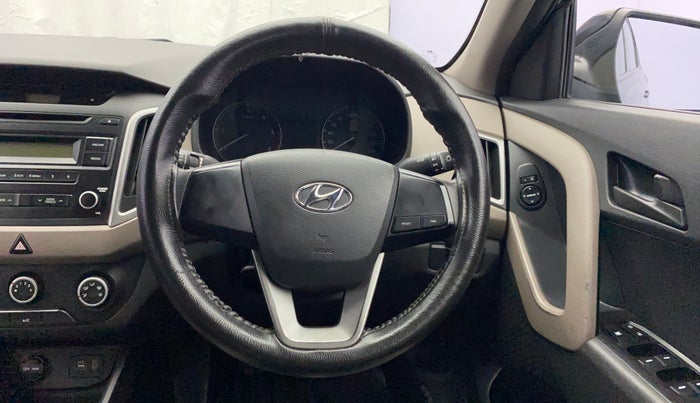 2017 Hyundai Creta E PLUS 1.4 DIESEL, Diesel, Manual, 91,960 km, Steering Wheel Close Up
