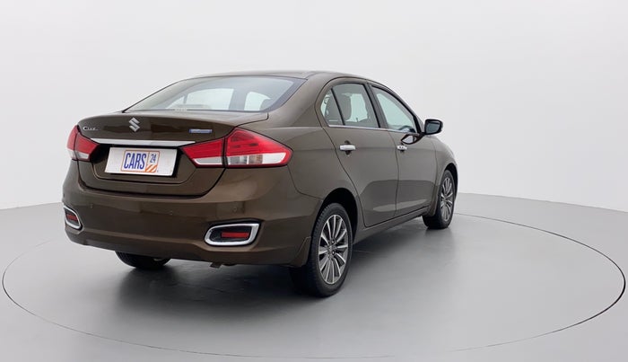 2018 Maruti Ciaz ALPHA  AT 1.5 SHVS PETROL, Petrol, Automatic, 1,19,576 km, Right Back Diagonal