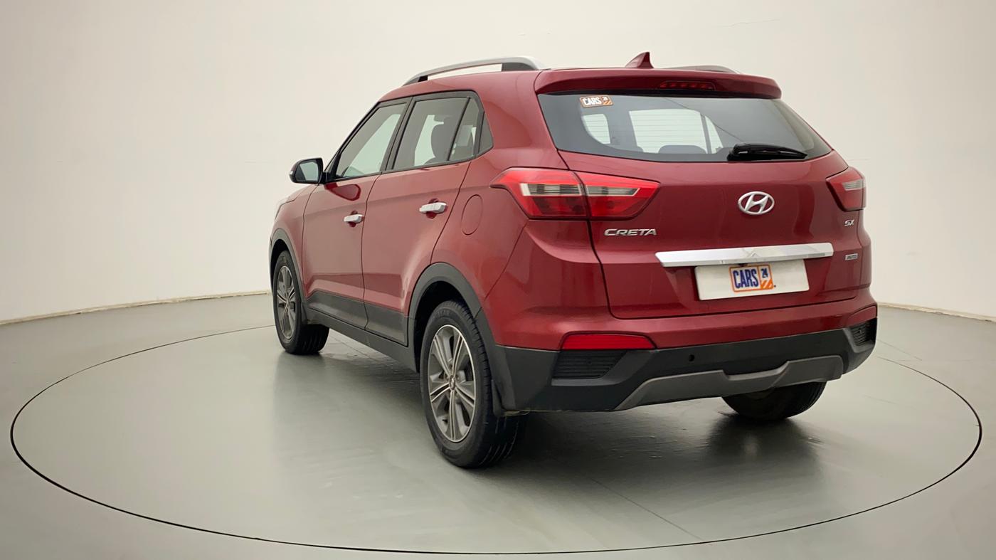 2016 Hyundai Creta SX PLUS AT 1.6 PETROL, Petrol, Automatic, 90,739 km, Left Back Diagonal