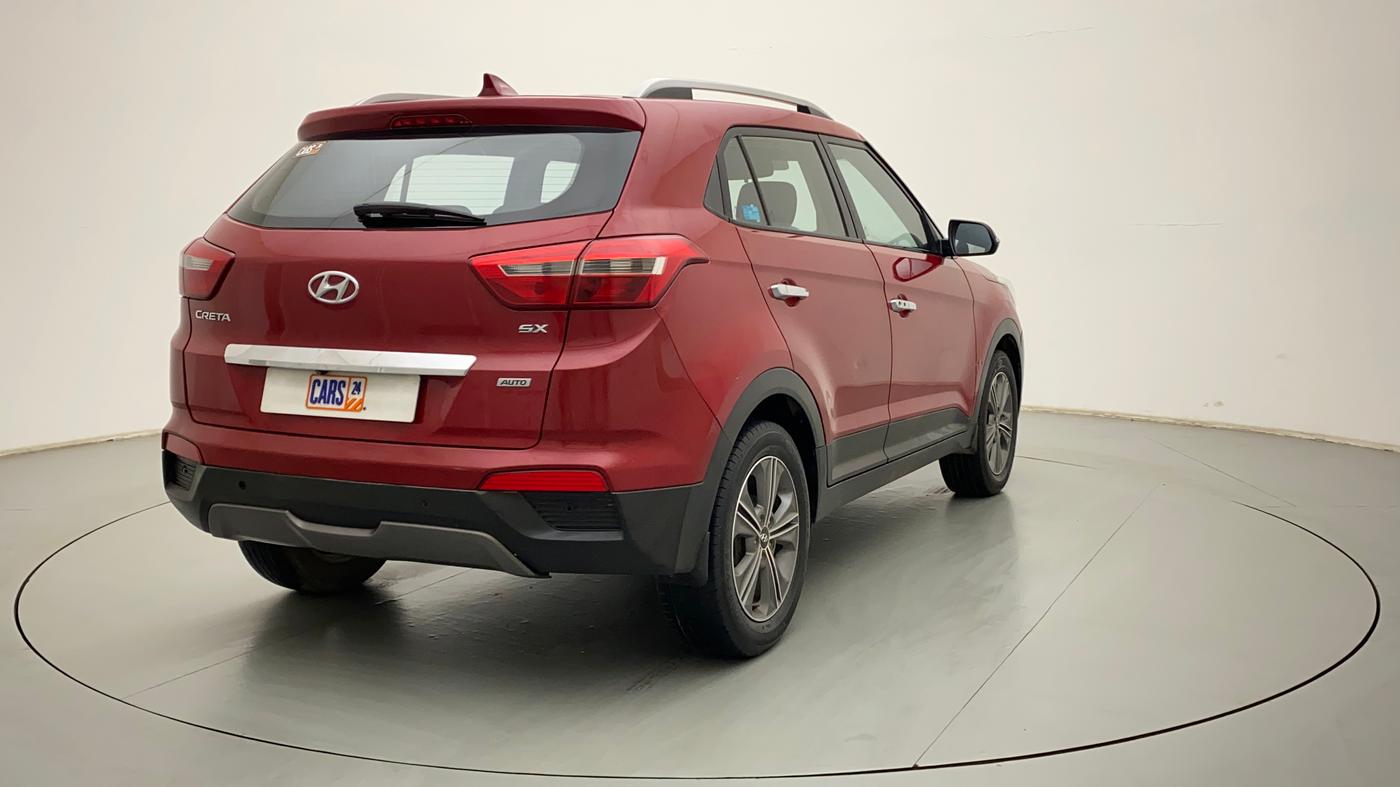 2016 Hyundai Creta SX PLUS AT 1.6 PETROL, Petrol, Automatic, 90,739 km, Right Back Diagonal