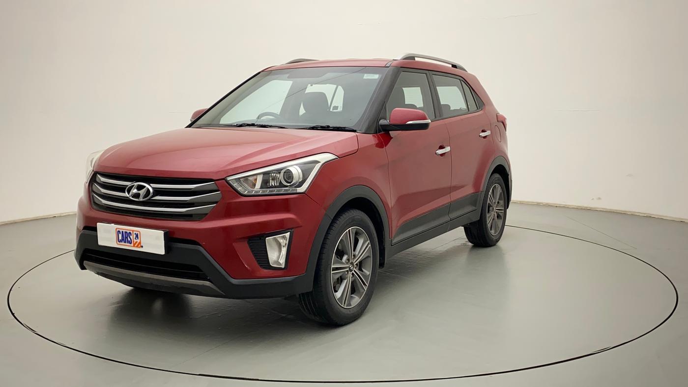 2016 Hyundai Creta SX PLUS AT 1.6 PETROL, Petrol, Automatic, 90,739 km, Left Front Diagonal
