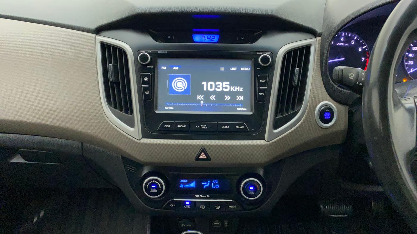 2016 Hyundai Creta SX PLUS AT 1.6 PETROL, Petrol, Automatic, 90,739 km, Air Conditioner
