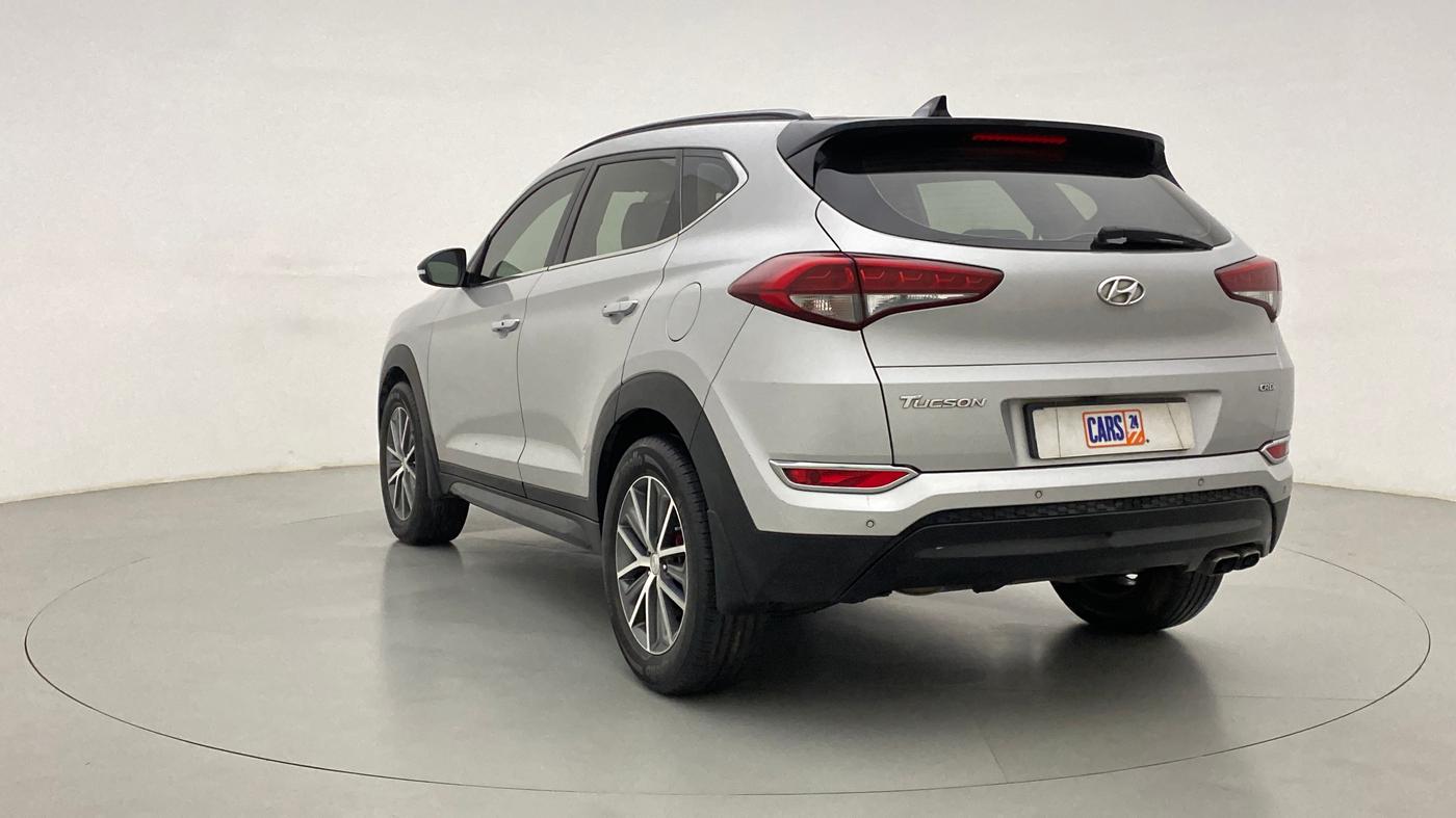 2017 Hyundai Tucson 2WD AT GLS DIESEL, Diesel, Automatic, 91,417 km, Left Back Diagonal