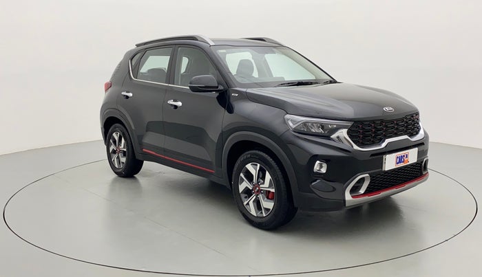 2020 KIA SONET GTX + 1.0 IMT, Petrol, Manual, 19,932 km, Right Front Diagonal