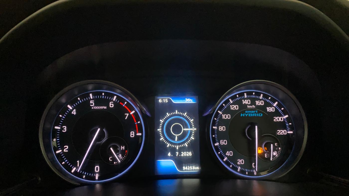 2022 Maruti Ertiga ZXI+ SHVS, Petrol, Manual, 94,230 km, Odometer Image