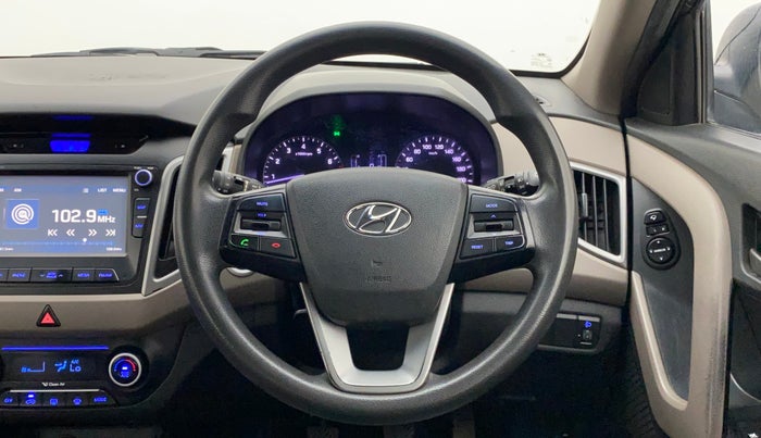 2016 Hyundai Creta SX PLUS 1.6 PETROL, Petrol, Manual, 1,02,898 km, Steering Wheel Close Up