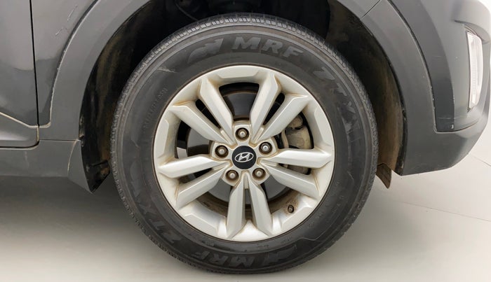 2016 Hyundai Creta SX PLUS 1.6 PETROL, Petrol, Manual, 1,02,898 km, Right Front Wheel