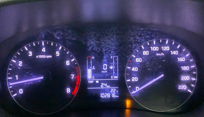 2016 Hyundai Creta SX PLUS 1.6 PETROL, Petrol, Manual, 1,02,898 km, Odometer Image