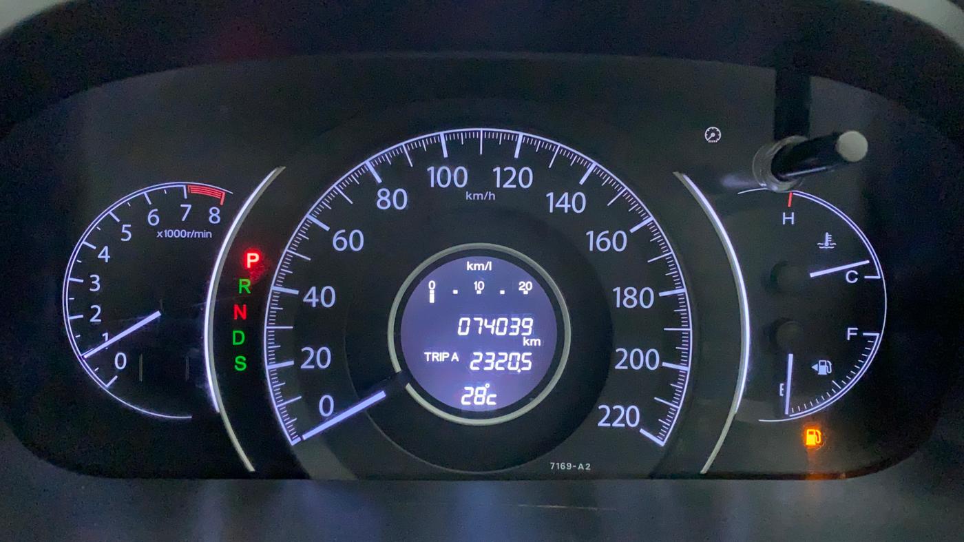 2013 Honda CRV 2.4L 2WD AT, Petrol, Automatic, 74,534 km, Odometer Image