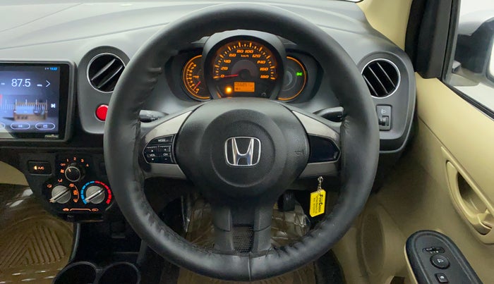 2014 Honda Amaze 1.2L I-VTEC S, Petrol, Manual, 66,850 km, Steering Wheel Close Up