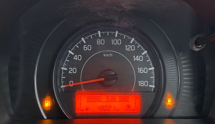 2020 Maruti New Wagon-R LXI CNG 1.0, CNG, Manual, 48,073 km, Odometer Image