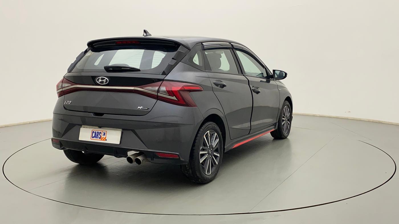 2021 Hyundai NEW I20 N LINE N8 1.0 TURBO GDI DCT, Petrol, Automatic, 25,319 km, Right Back Diagonal