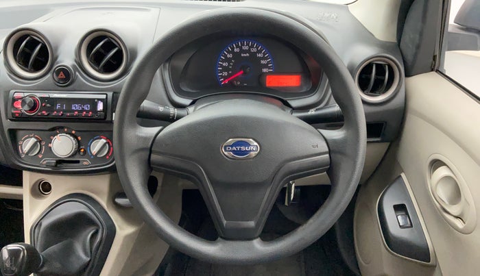 2016 Datsun Go Plus T, Petrol, Manual, 99,240 km, Steering Wheel Close Up