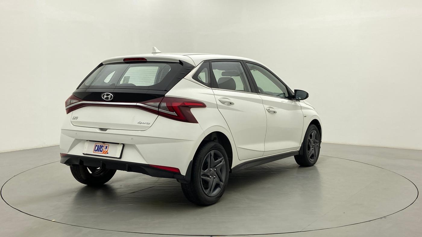 2021 Hyundai NEW I20 SPORTZ 1.0T GDI IMT, Petrol, Manual, 11,441 km, Right Back Diagonal