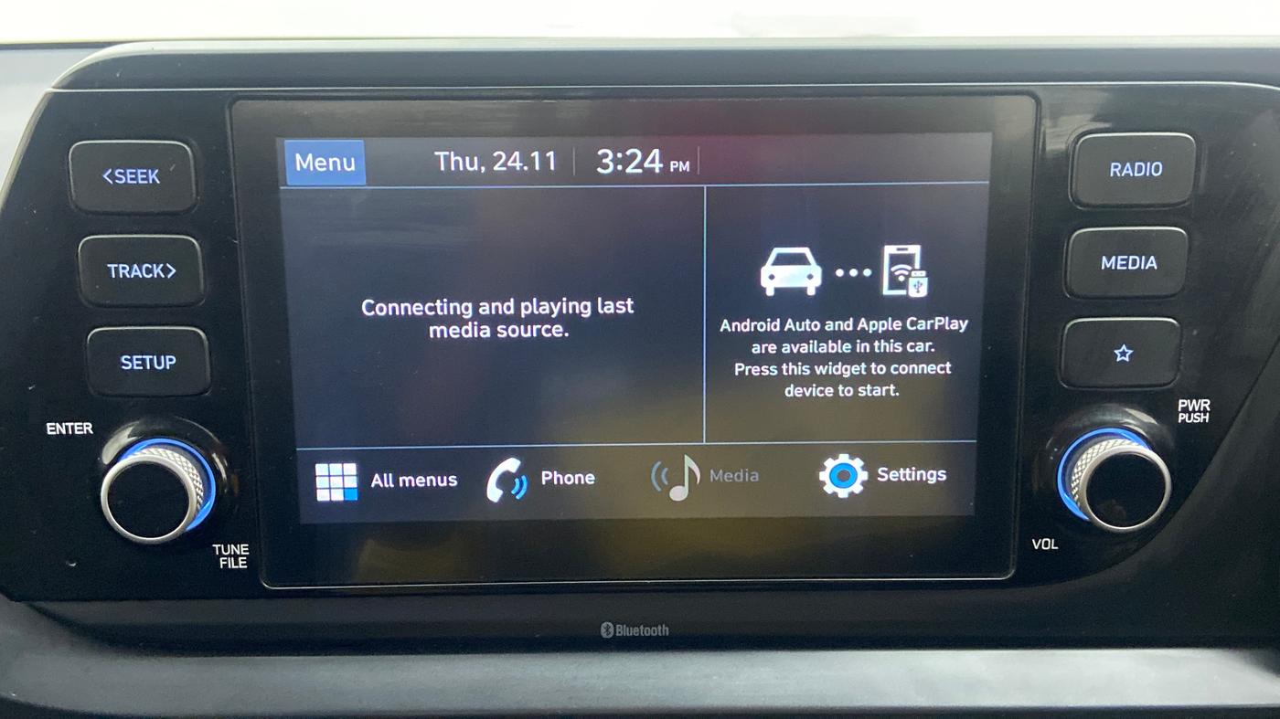 2021 Hyundai NEW I20 SPORTZ 1.0T GDI IMT, Petrol, Manual, 11,441 km, Infotainment System