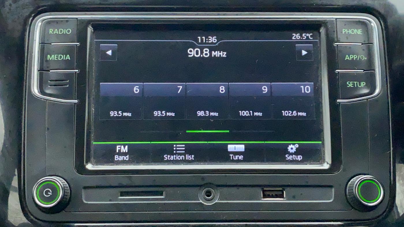 2020 Skoda Rapid 1.0 AMBITION TSI AT, Petrol, Automatic, 55,601 km, Infotainment System