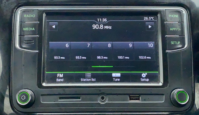 2020 Skoda Rapid 1.0 AMBITION TSI AT, Petrol, Automatic, 55,601 km, Infotainment System