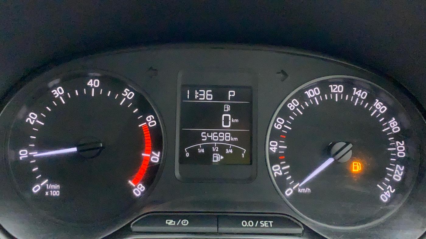 2020 Skoda Rapid 1.0 AMBITION TSI AT, Petrol, Automatic, 55,601 km, Odometer Image