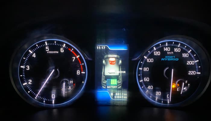 2019 Maruti Ertiga VXI SHVS, Petrol, Manual, 53,792 km, Odometer Image
