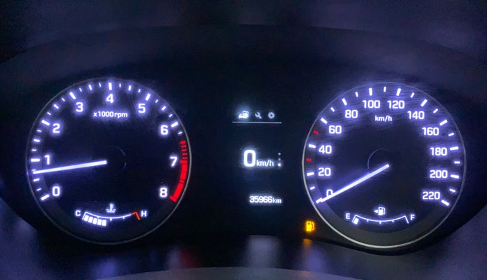 2016 Hyundai Elite i20 ASTA 1.2 (O), Petrol, Manual, 35,966 km, Odometer Image