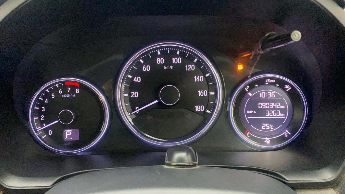 2016 Honda BR-V 1.5L I-VTEC V, Petrol, Manual, 90,307 km, Odometer Image