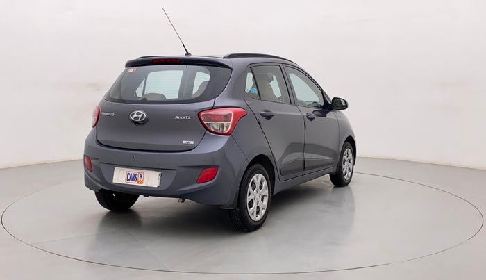 2015 Hyundai Grand i10 SPORTZ 1.2 KAPPA VTVT, Petrol, Manual, 46,880 km, Right Back Diagonal