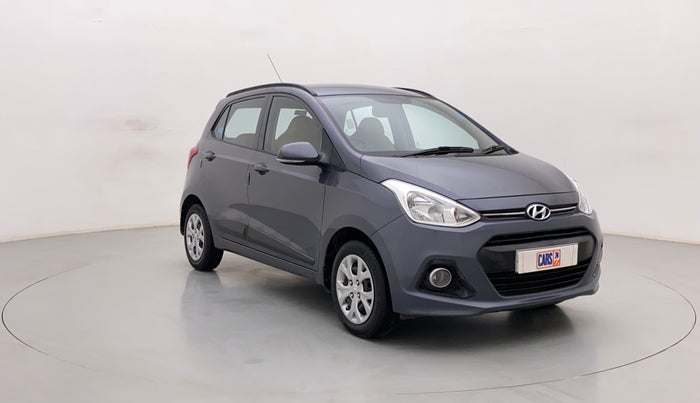 2015 Hyundai Grand i10 SPORTZ 1.2 KAPPA VTVT, Petrol, Manual, 46,880 km, Right Front Diagonal