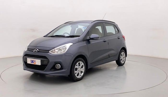 2015 Hyundai Grand i10 SPORTZ 1.2 KAPPA VTVT, Petrol, Manual, 46,880 km, Left Front Diagonal