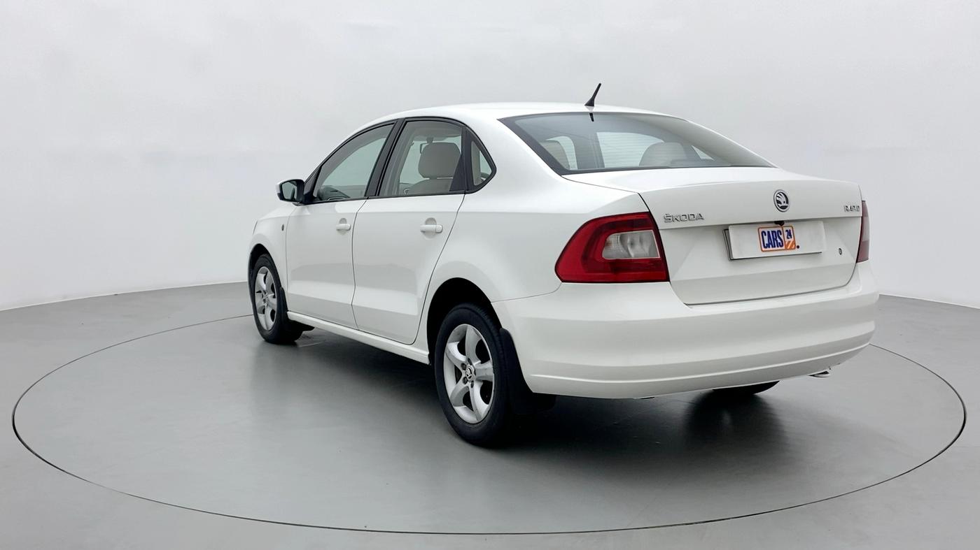 2014 Skoda Rapid ELEGANCE 1.6 TDI MT, Diesel, Manual, 84,401 km, Left Back Diagonal