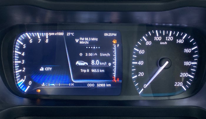 2020 Tata ALTROZ XZ 1.2, Petrol, Manual, 32,957 km, Odometer Image