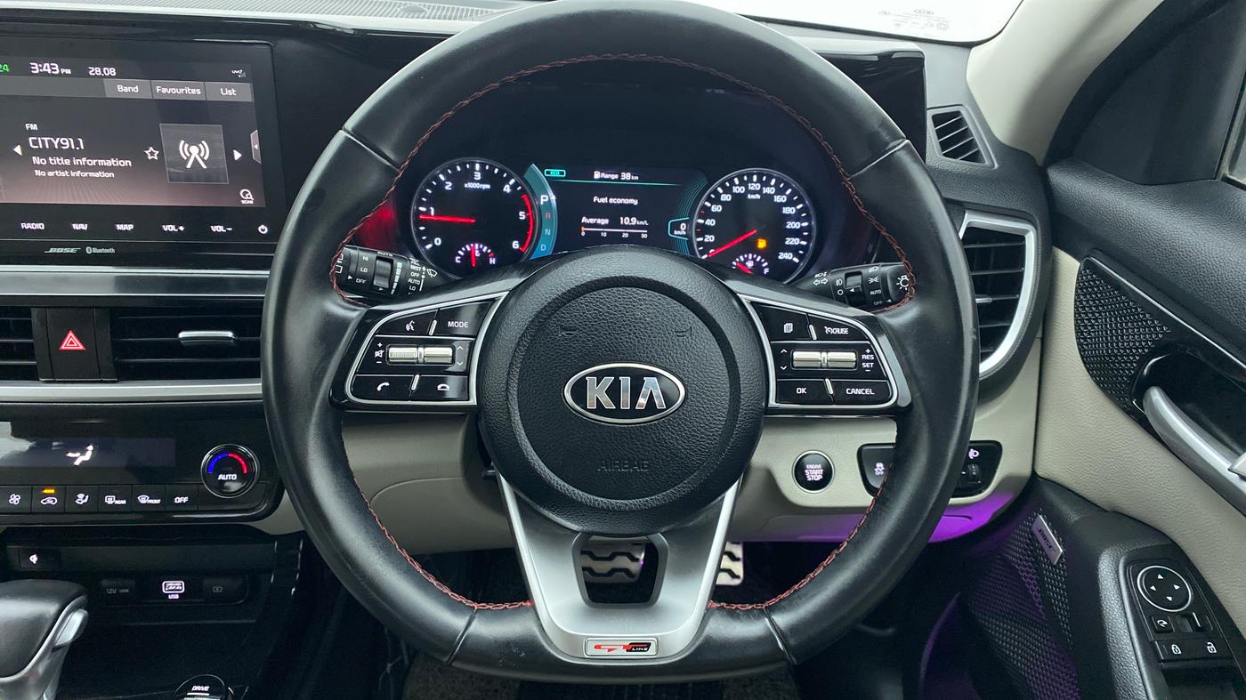 2019 KIA SELTOS 1.5 GTX+ AT, Diesel, Automatic, 23,169 km, Steering Wheel Close Up